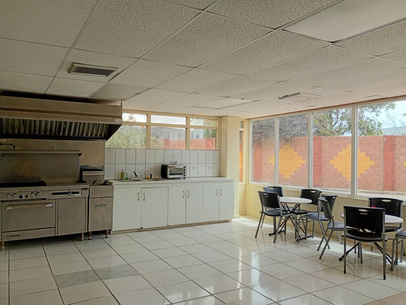 Cafeteria kitchen (alternate view)