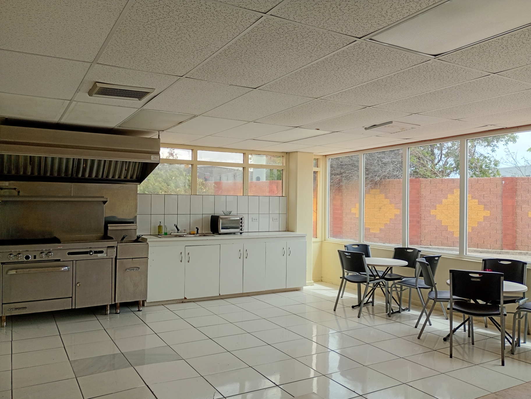 Cafeteria kitchen (alternate view)