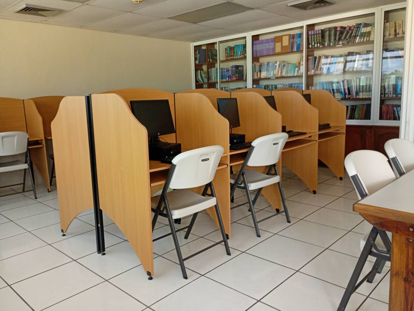 Computer study carrels