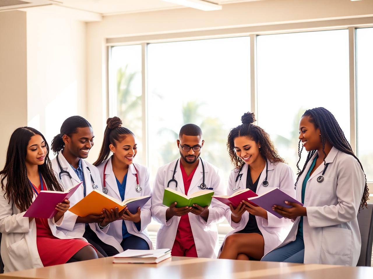 Students learning in an Aureus classroom